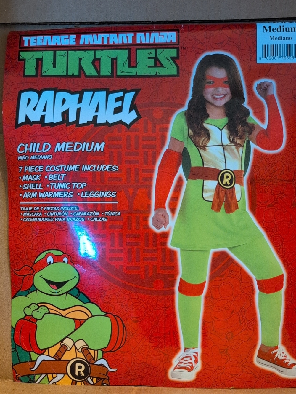 Teenage Mutant Ninja Raphael Kids Costume